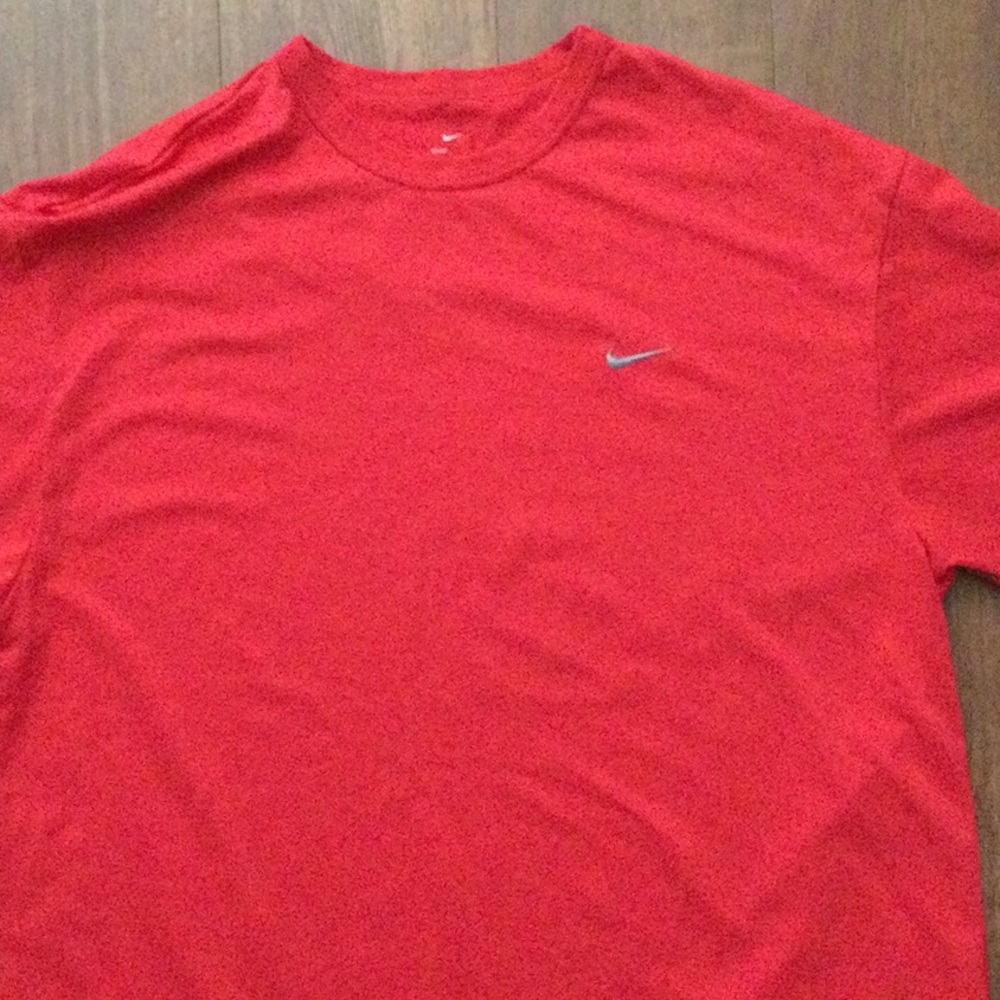 Red Nike Dri Fit Tee